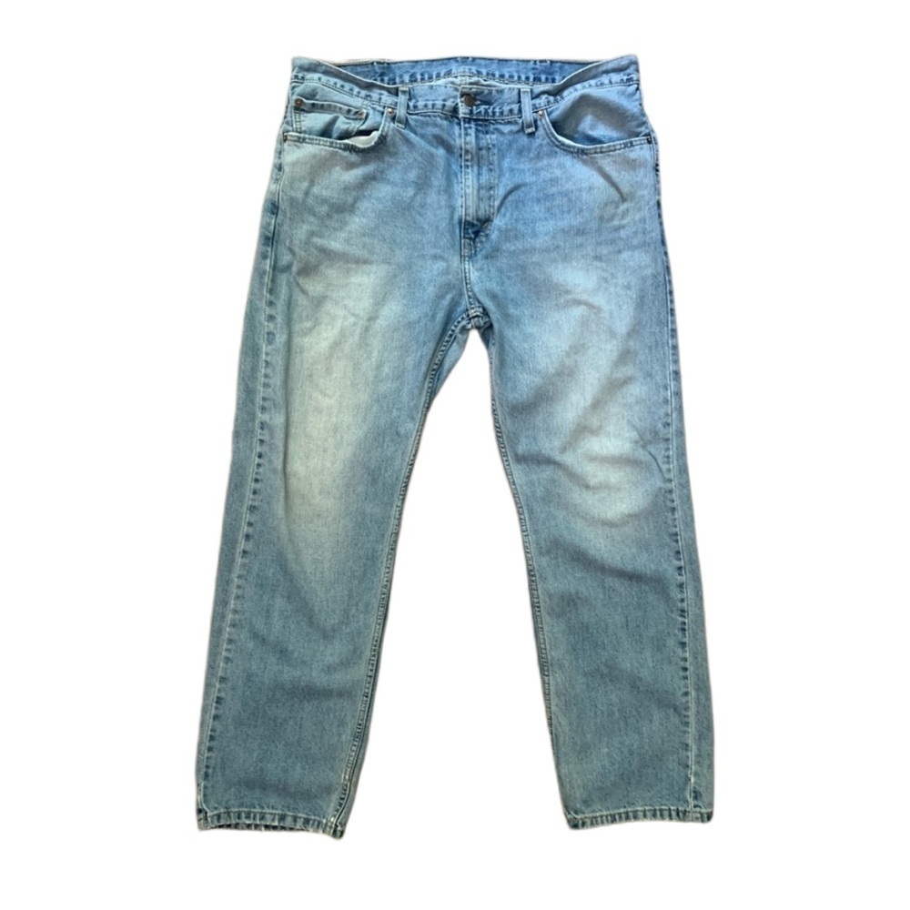 Levis 505 Straight Leg Jeans Wore In Size 38x30 faded
